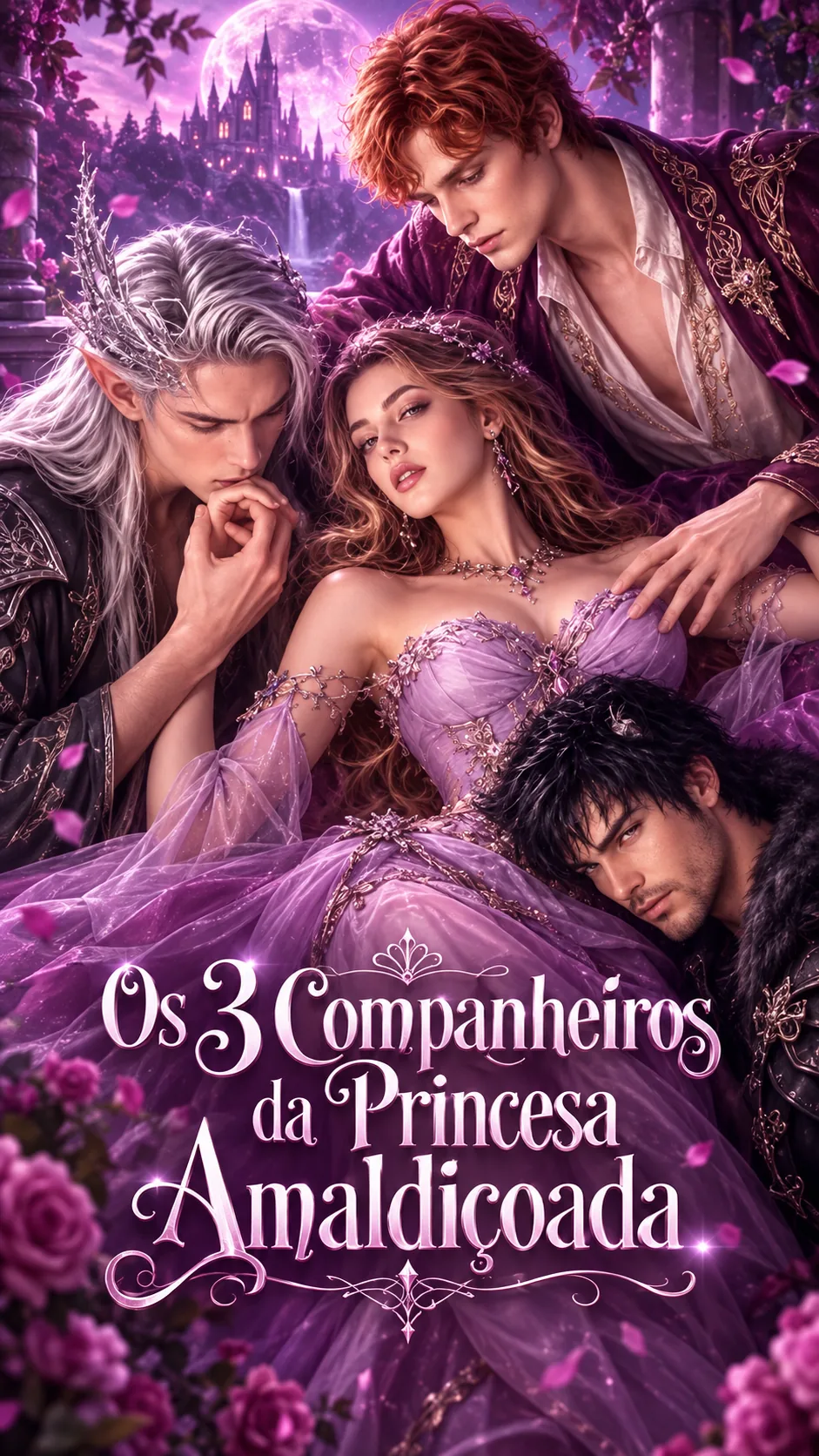 Capa de Os 3 Companheiros da Princesa Amaldiçoada