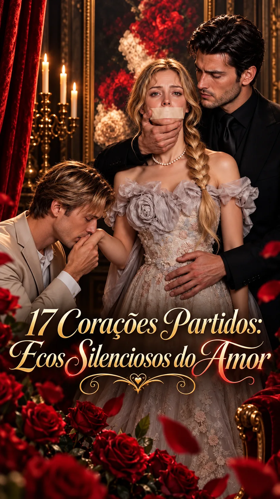 Capa de 17 Corações Partidos: Ecos Silenciosos do Amor