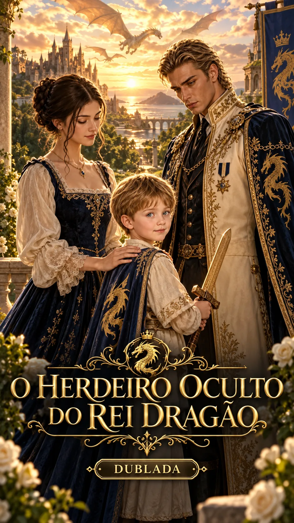 Capa de O Herdeiro Oculto do Rei Dragão