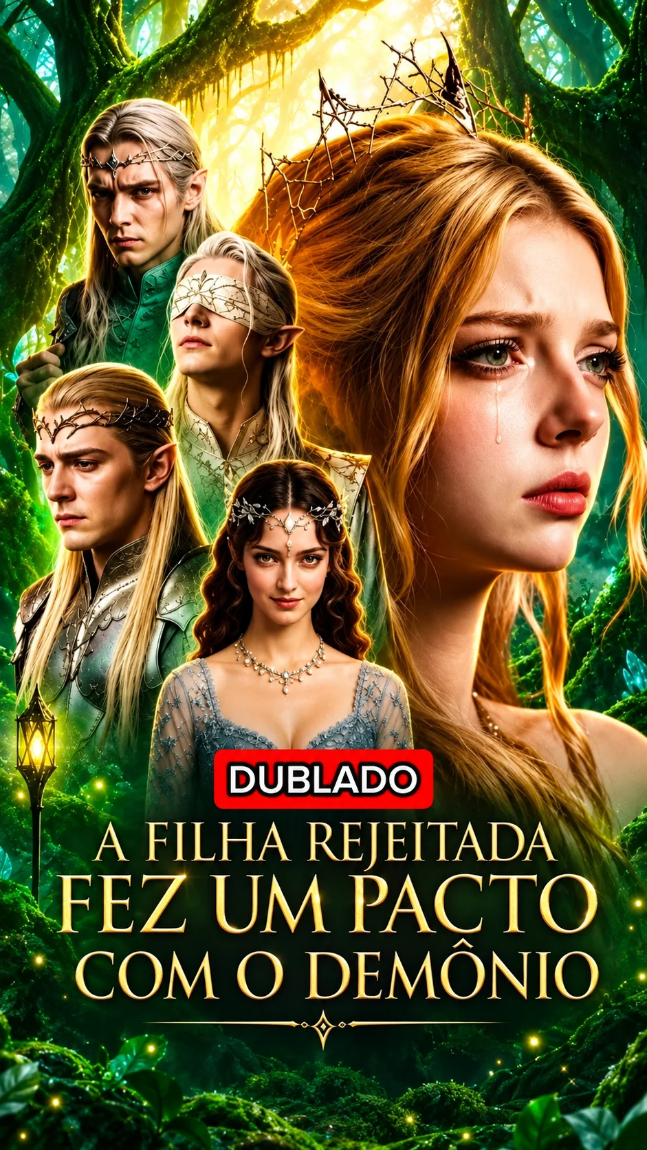 Capa de A Filha Rejeitada Fez um Pacto com o Demônio