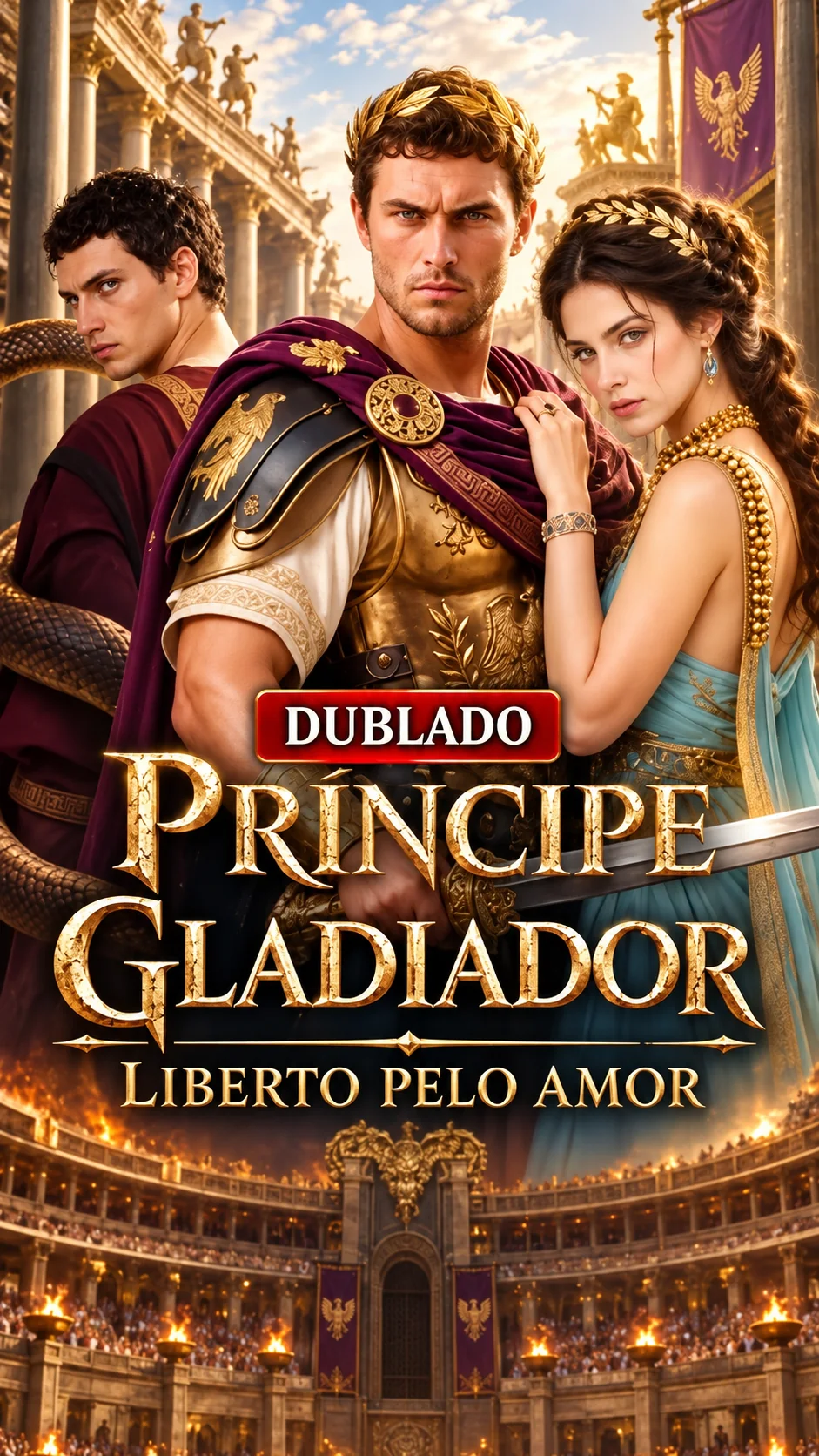 Capa de Príncipe Gladiador Liberto pelo Amor