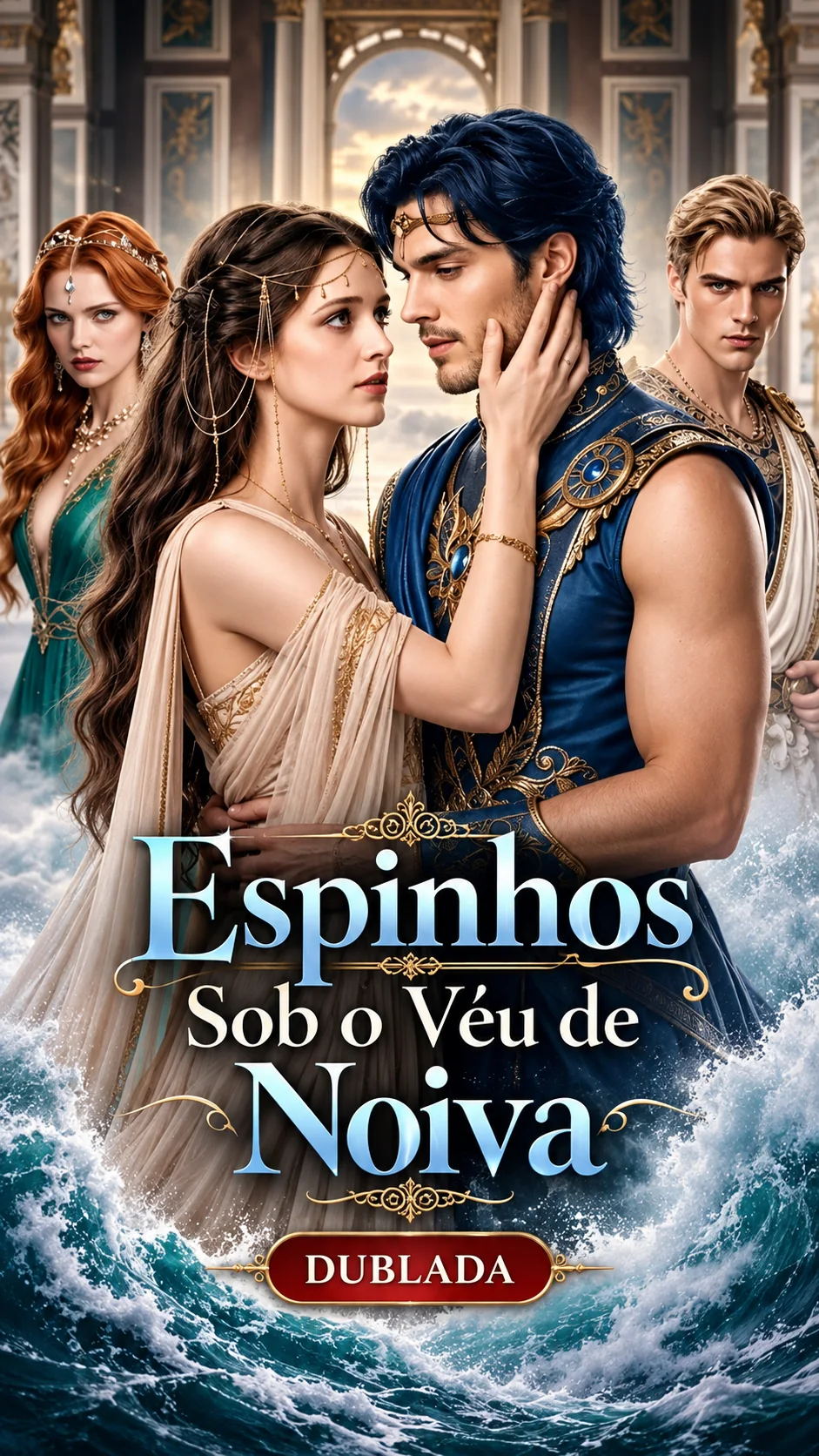 Capa de Espinhos Sob o Véu de Noiva