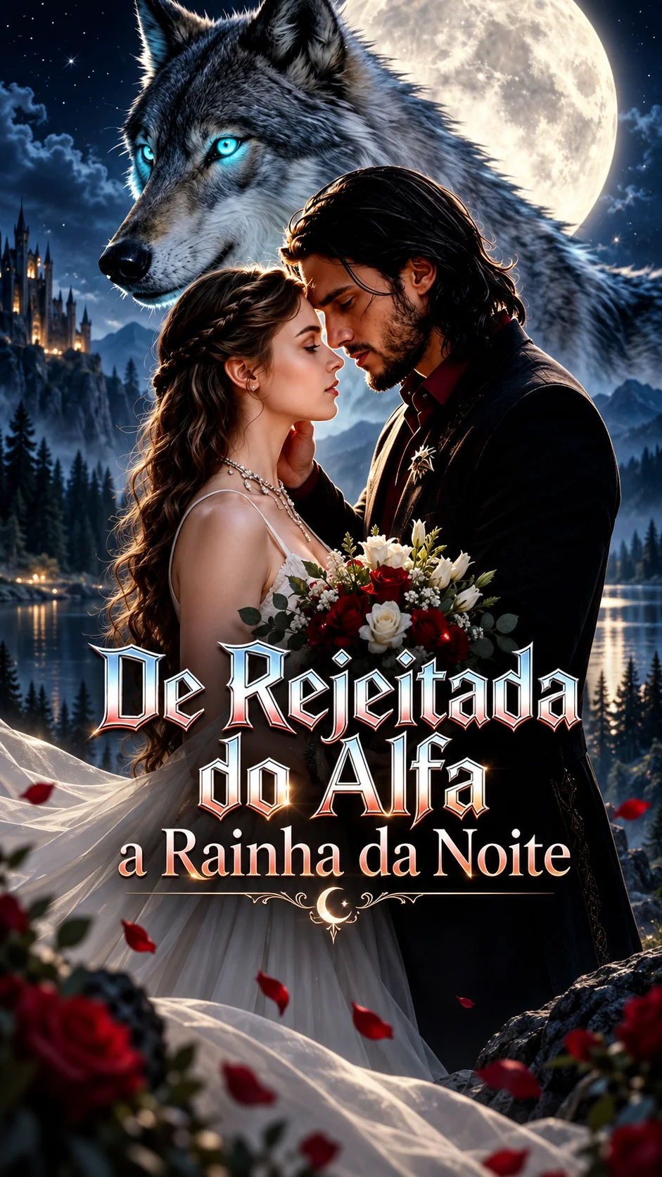 Capa de De Rejeitada do Alfa a Rainha da Noite