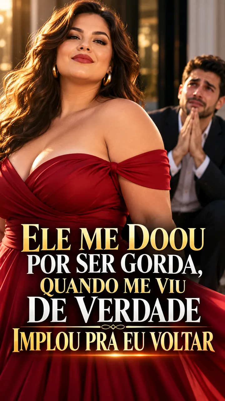 Capa de ele me doou por ser gorda, quando me viu de verdade implorou pra eu voltar