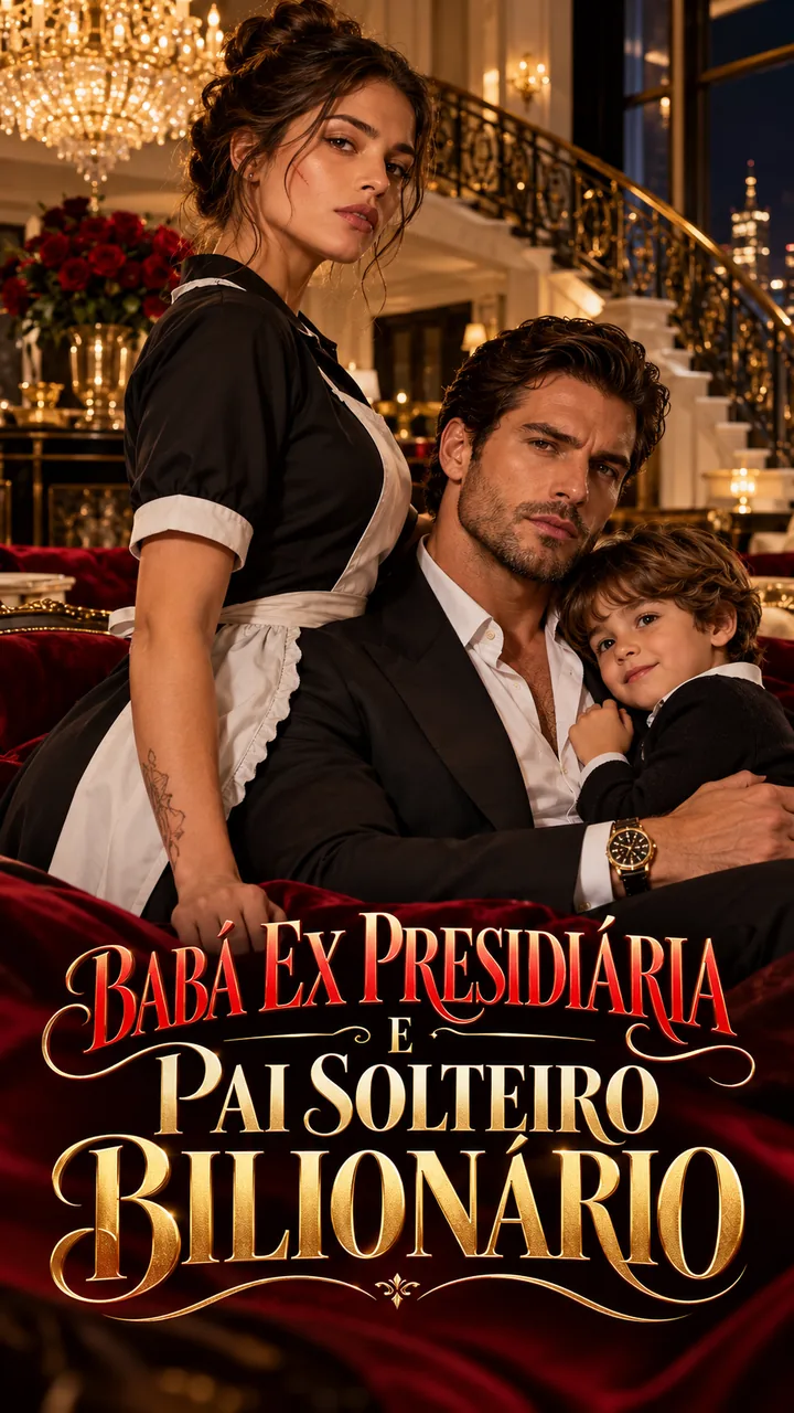 Capa de BABÁ EX PRESIDIÁRIA E PAI SOLTEIRO BILIONÁRIO