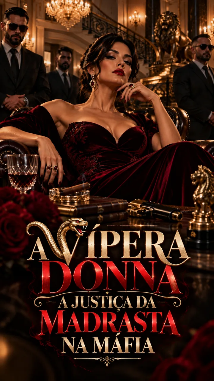 Capa de a vípera donna a justiça da madrasta na máfia