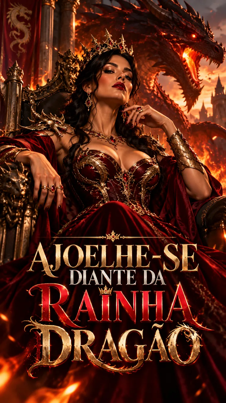 Capa de AJOELHE-SE DIANTE DA RAINHA DRAGÃO