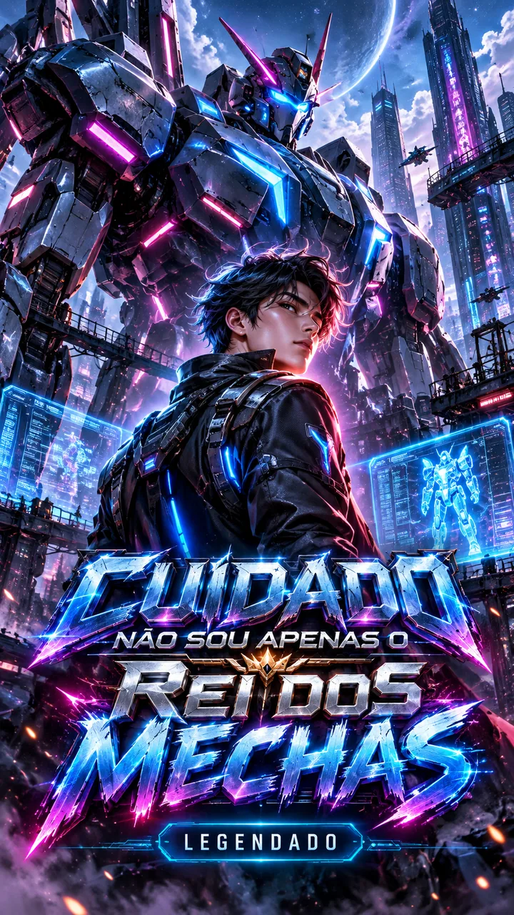 Capa de cuidado nao sou apenas o rei dos mechas - LEGENDADO