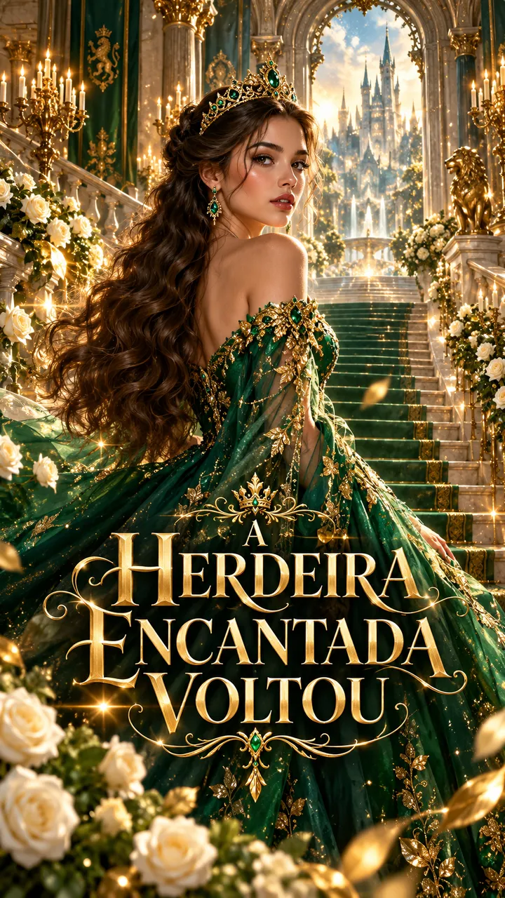 Capa de A HERDEIRA ENCANTADA VOLTOU
