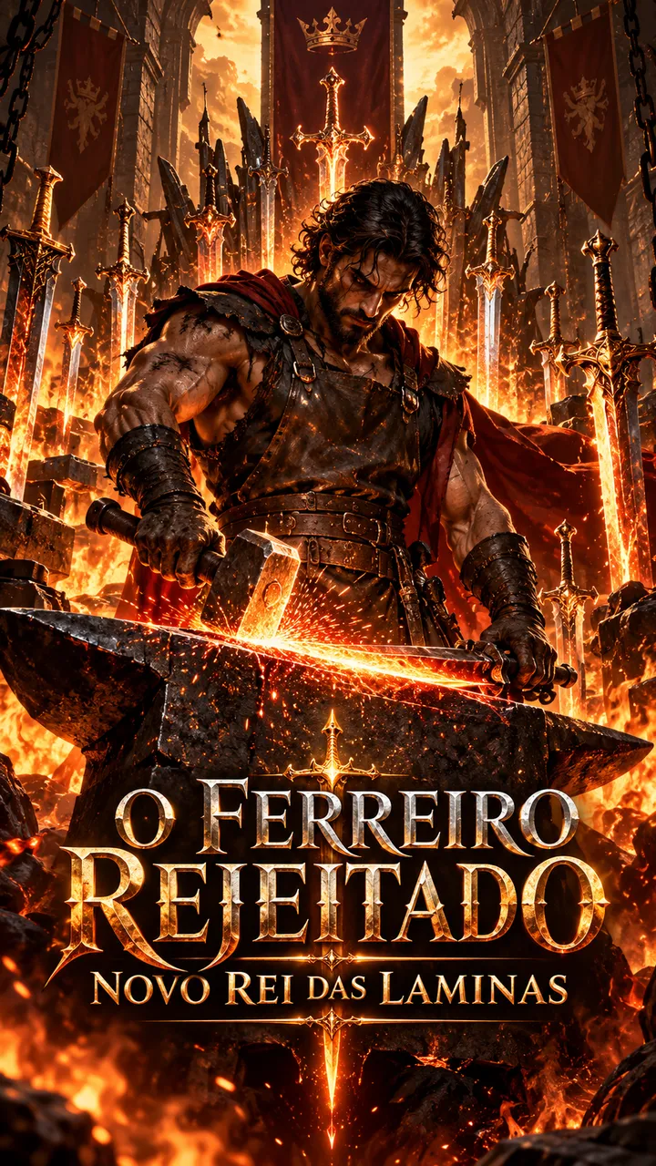Capa de O FERREIRO REJEITADO NOVO REI DAS LAMINAS