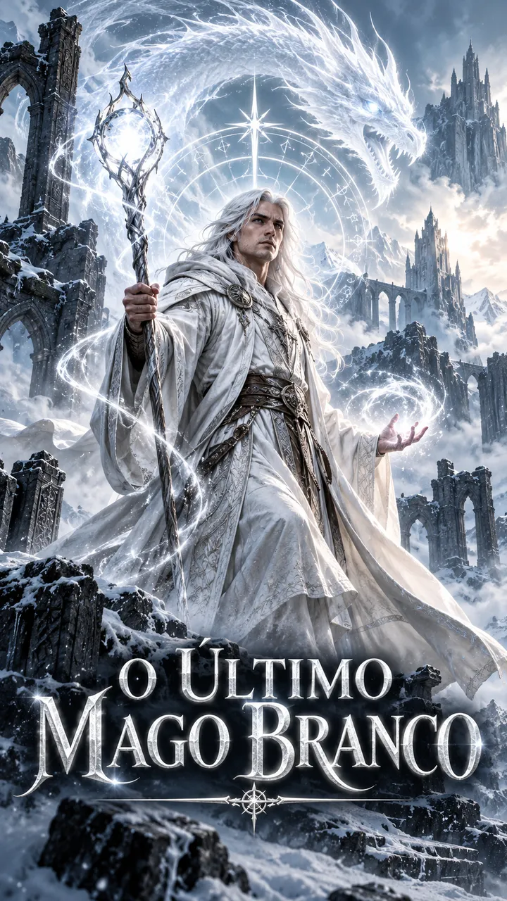 Capa de O ÚLTIMO MAGO BRANCO