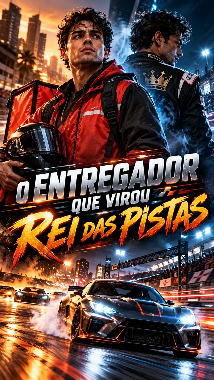 Capa de O ENTREGADOR QUE VIROU REI DAS PISTAS