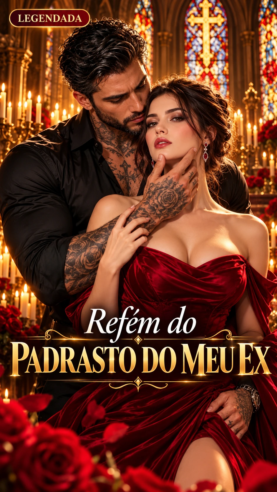 Capa de Refém do Padrasto do Meu Ex