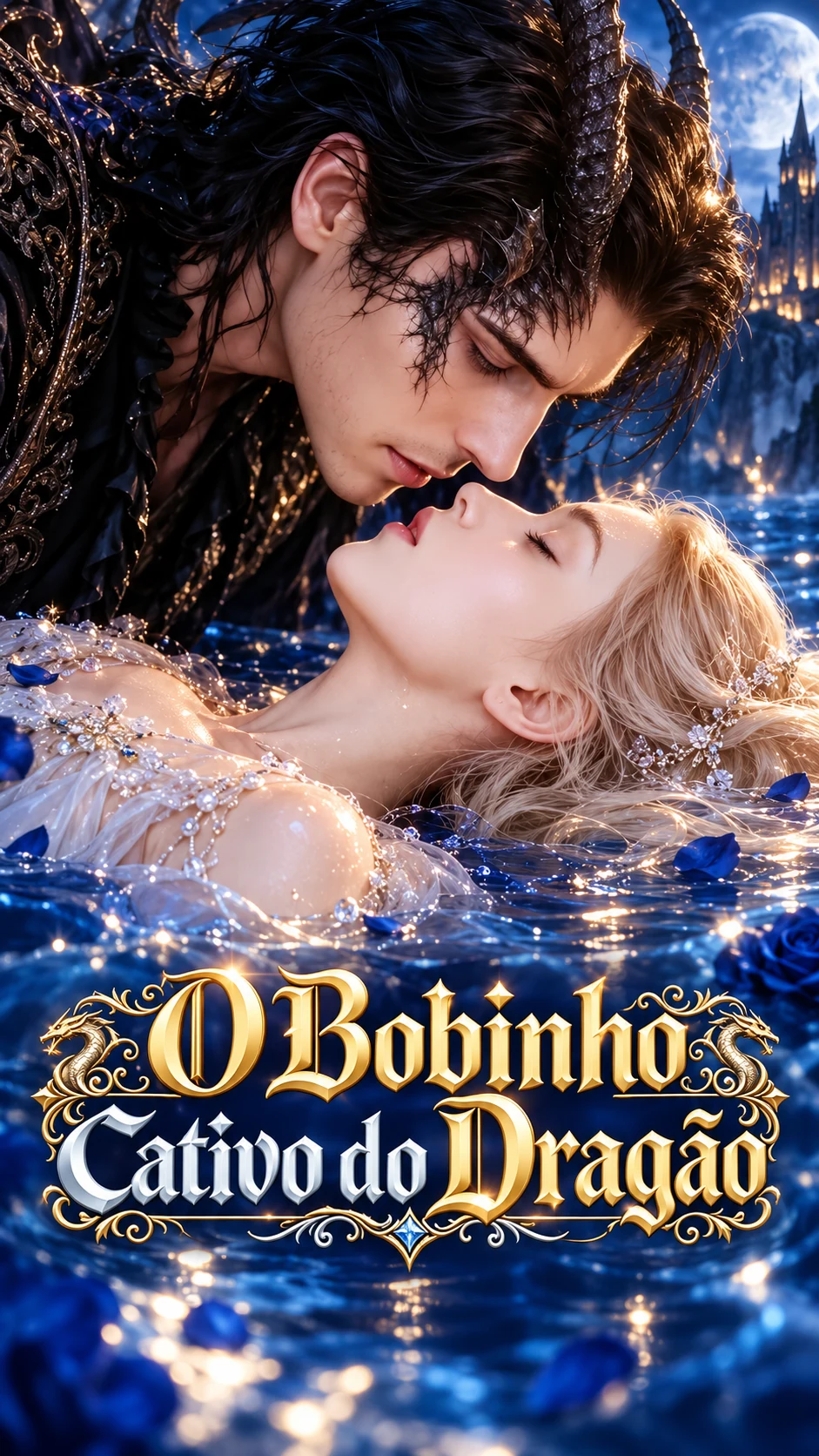 Capa de O Bobinho Cativo do Dragão